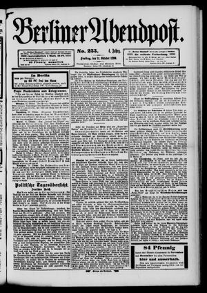 Berliner Abendpost vom 31.10.1890