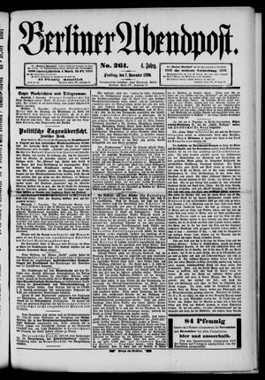 Berliner Abendpost on Nov 7, 1890