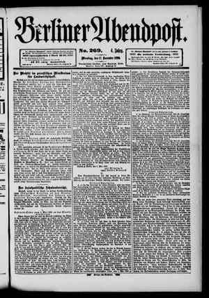 Berliner Abendpost vom 17.11.1890