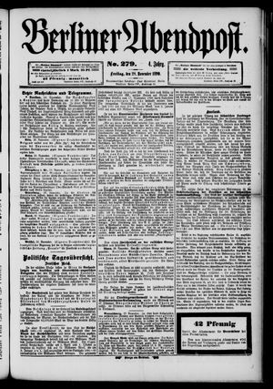 Berliner Abendpost vom 28.11.1890