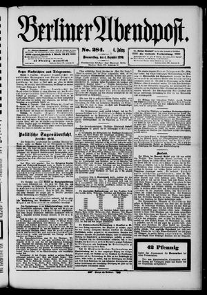 Berliner Abendpost vom 04.12.1890