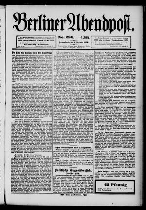 Berliner Abendpost vom 06.12.1890