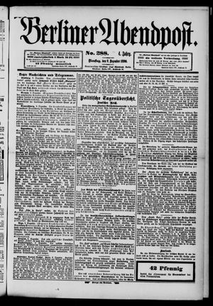 Berliner Abendpost vom 09.12.1890