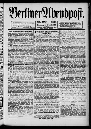 Berliner Abendpost vom 11.12.1890