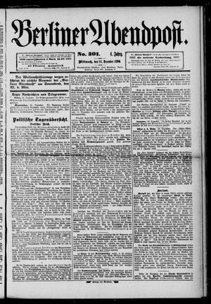 Berliner Abendpost vom 24.12.1890