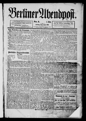 Berliner Abendpost vom 02.01.1891