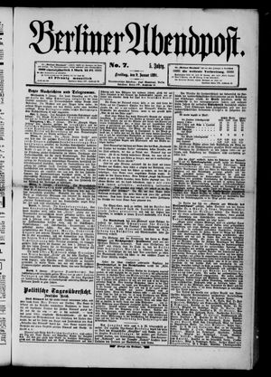 Berliner Abendpost vom 09.01.1891