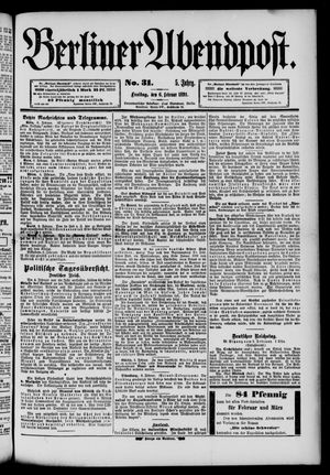 Berliner Abendpost vom 06.02.1891