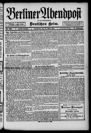 Berliner Abendpost vom 12.03.1891