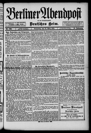 Berliner Abendpost on Mar 12, 1891