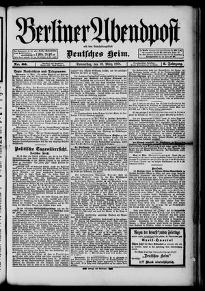 Berliner Abendpost vom 19.03.1891