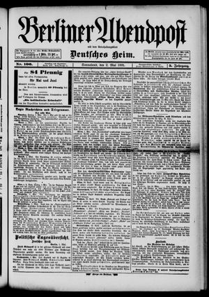 Berliner Abendpost vom 02.05.1891