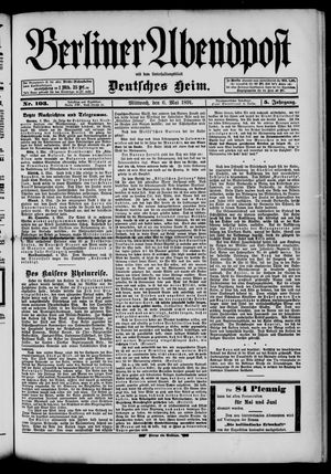 Berliner Abendpost vom 06.05.1891