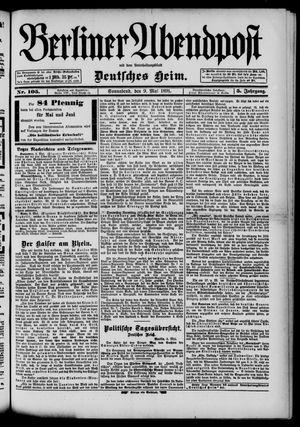 Berliner Abendpost vom 09.05.1891