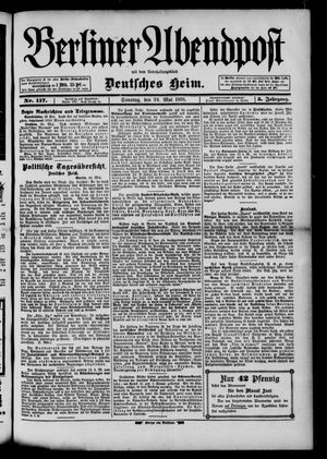 Berliner Abendpost vom 24.05.1891