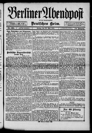 Berliner Abendpost vom 29.05.1891