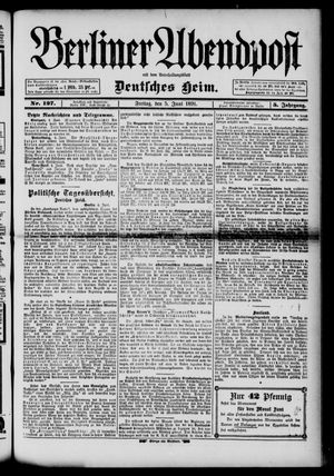 Berliner Abendpost vom 05.06.1891