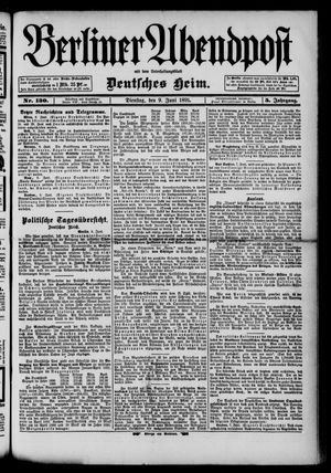 Berliner Abendpost vom 09.06.1891