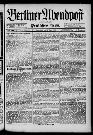 Berliner Abendpost on Jun 11, 1891