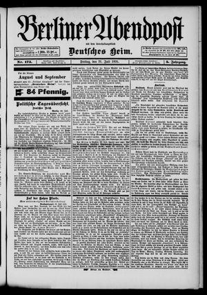 Berliner Abendpost vom 31.07.1891