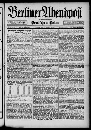 Berliner Abendpost vom 21.08.1891