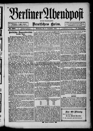 Berliner Abendpost vom 09.12.1891