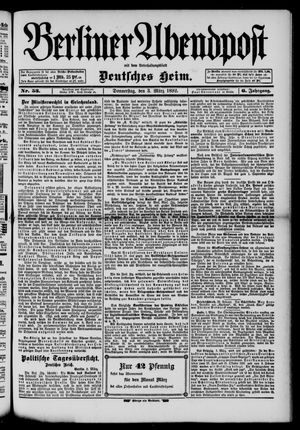Berliner Abendpost on Mar 3, 1892