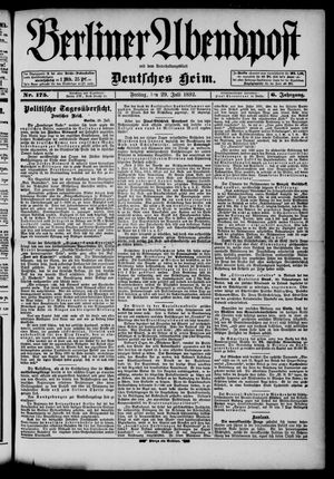 Berliner Abendpost vom 29.07.1892