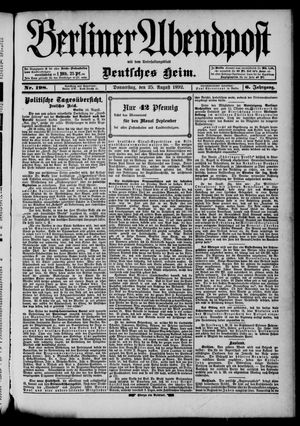 Berliner Abendpost vom 25.08.1892