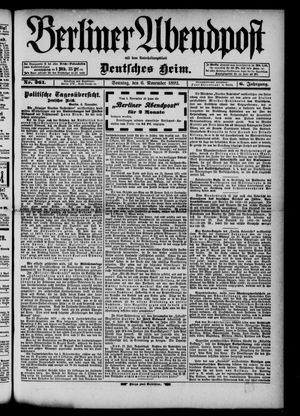 Berliner Abendpost vom 06.11.1892