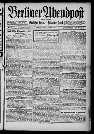 Berliner Abendpost vom 08.01.1893
