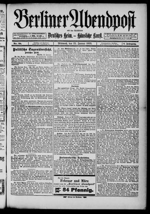 Berliner Abendpost vom 25.01.1893