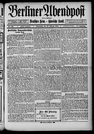 Berliner Abendpost vom 23.02.1893