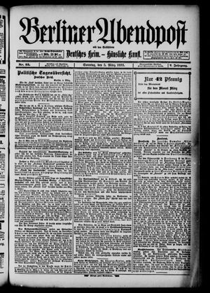 Berliner Abendpost vom 05.03.1893