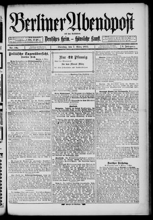 Berliner Abendpost on Mar 7, 1893