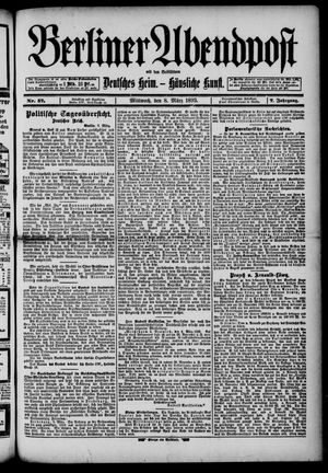 Berliner Abendpost on Mar 8, 1893
