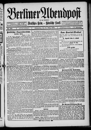 Berliner Abendpost vom 16.03.1893