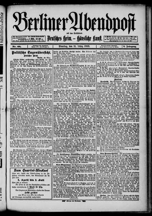 Berliner Abendpost on Mar 21, 1893