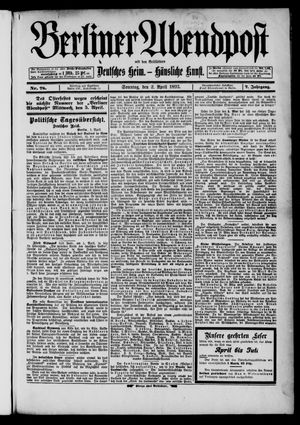 Berliner Abendpost on Apr 2, 1893