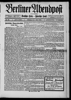 Berliner Abendpost on Apr 5, 1893