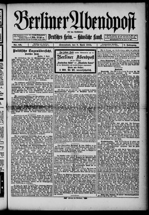 Berliner Abendpost vom 08.04.1893