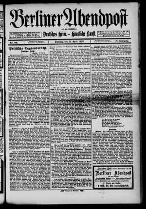 Berliner Abendpost vom 11.04.1893