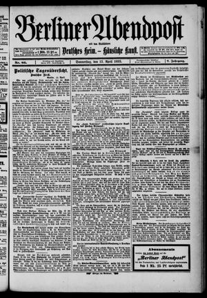 Berliner Abendpost vom 13.04.1893