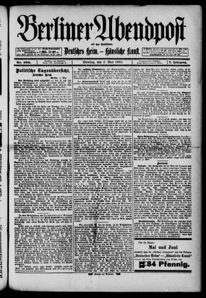 Berliner Abendpost vom 02.05.1893