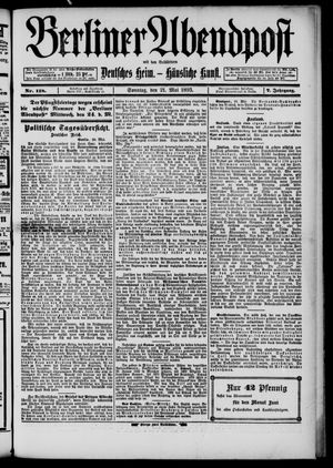 Berliner Abendpost vom 21.05.1893