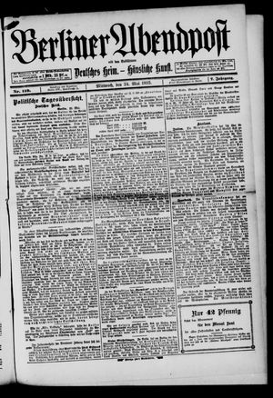 Berliner Abendpost vom 24.05.1893