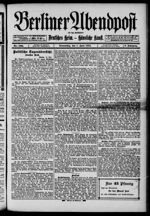 Berliner Abendpost vom 01.06.1893