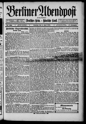 Berliner Abendpost vom 04.06.1893