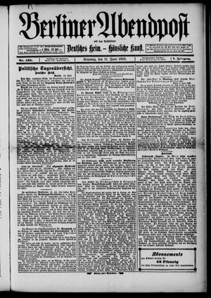 Berliner Abendpost vom 11.06.1893