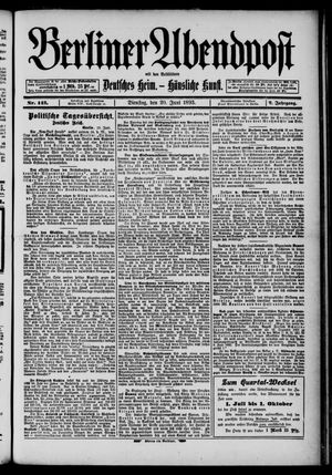 Berliner Abendpost vom 20.06.1893